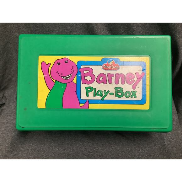 Vtg Barney Play Doh Trinket Box - Picture 1 of 5